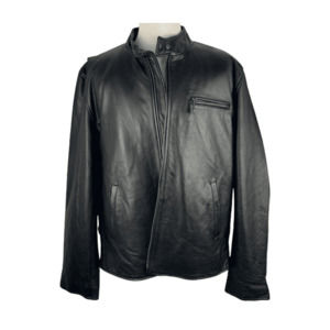 American Rider men's black motorcycle jacket size 3XL